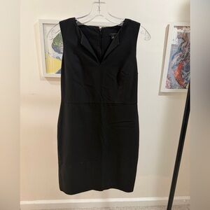 Ann Taylor Classic Black Midi Dress